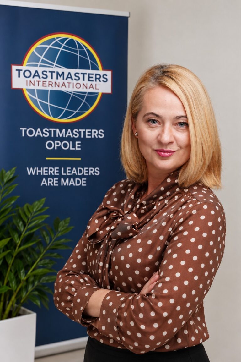 Aleksandra Jamińska – zarząd klubu Toastmasters OPOLE