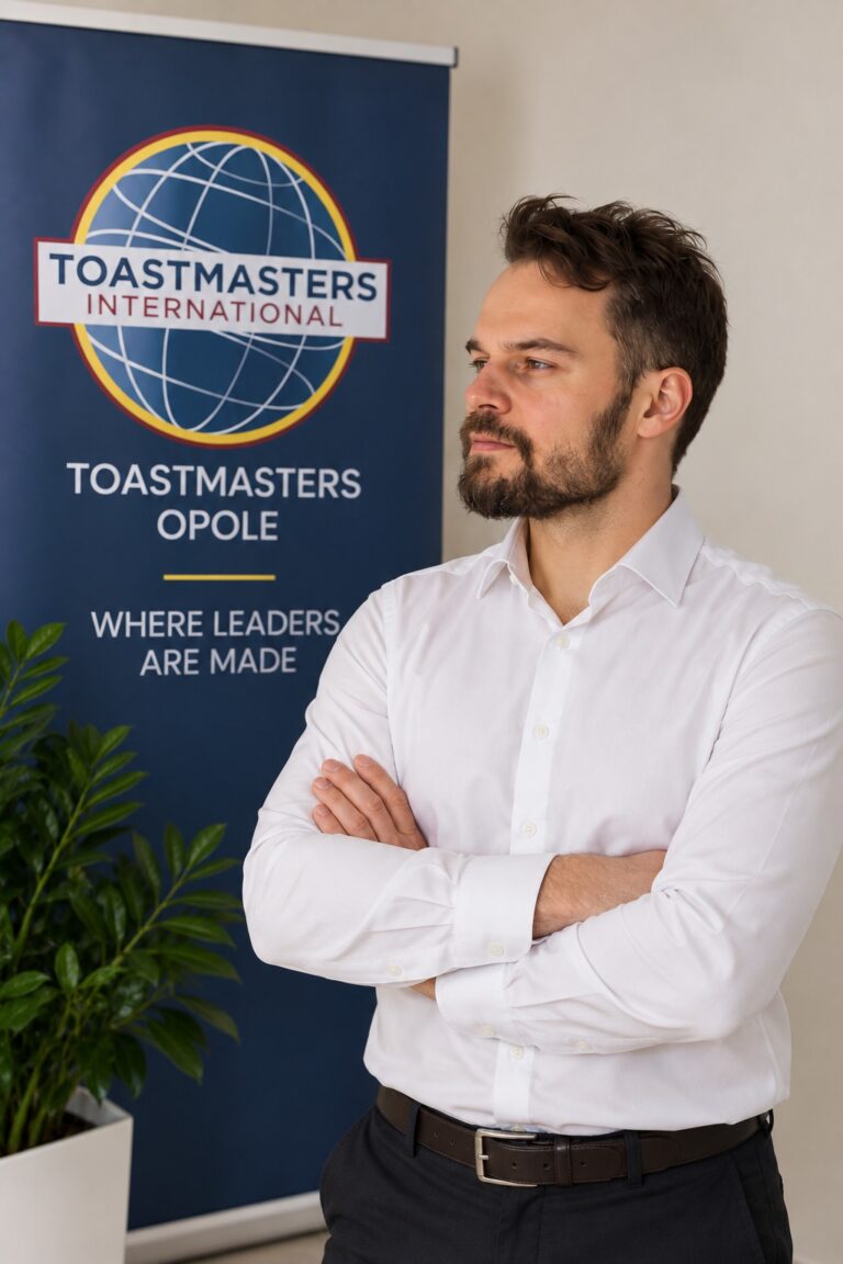 Artur Szadkowski – zarząd klubu Toastmasters OPOLE