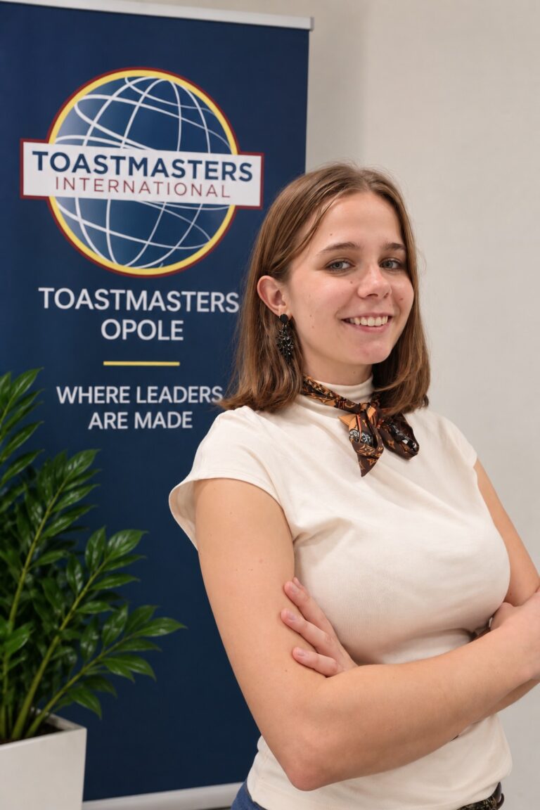 Laura Kapturkiewicz – zarząd klubu Toastmasters OPOLE